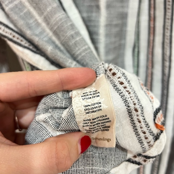 Soft Surroundings Embroidered Long Sleeve Johnny Was Inspired Women’s Size 2XL - Picture 5 of 5